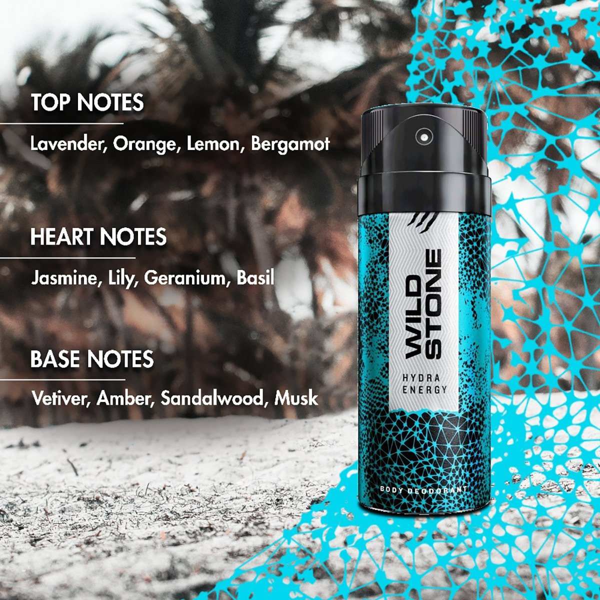 Wild Stone Hydra Energy Deodorant, 150 ml, Pack of 1 Wild Stone Hydra Energy Deodorant, 150 ml, Pack of 1