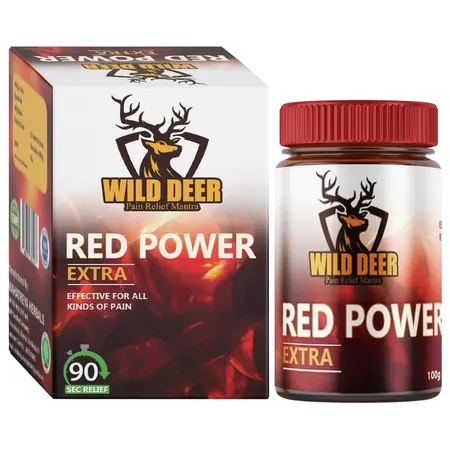 Wild Deer Red Extra Power Balm, 100 gm