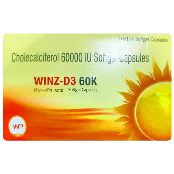 Winz-D3 60K Softgel Capsule 4's
