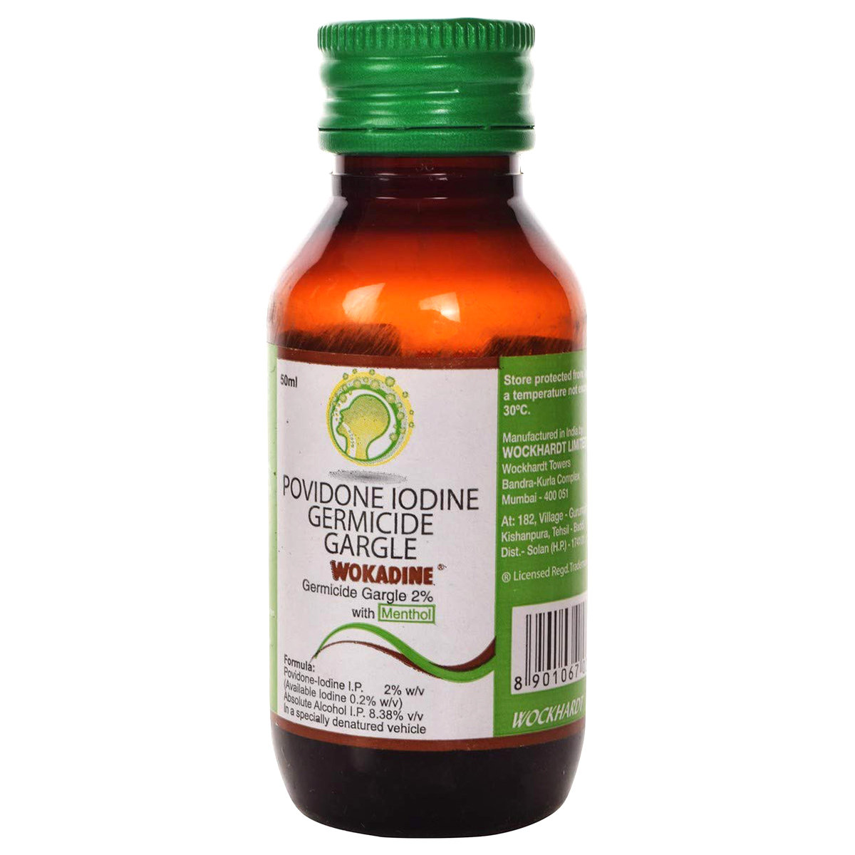 Wokadine Solution 50 ml, Pack of 1 Solution Wokadine Solution 50 ml, Pack of 1 Solution