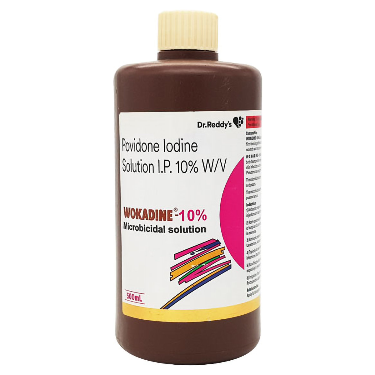 Wokadine 10% Solution 500 ml, Pack of 1 Solution Wokadine 10% Solution 500 ml, Pack of 1 Solution