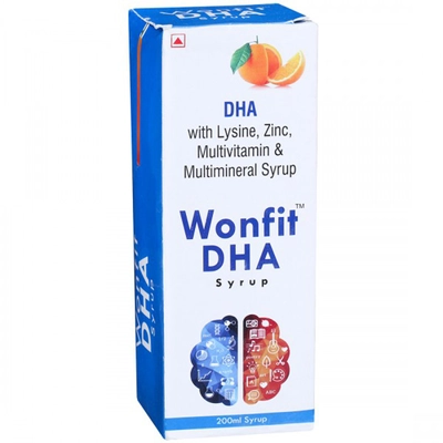 Wonfit DHA Syrup 200 ml, Pack of 1