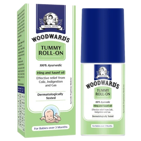 Woodward's Tummy Hing And Saunf Oil Roll On, 40 ml