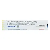 Wosulin-R Dispo Pen 1's, Pack of 1 Injection
