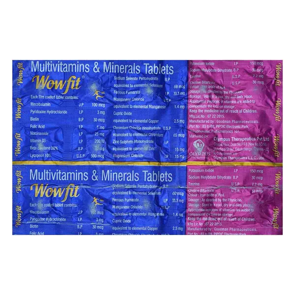 Wowfit-Ib, 20 Tablets