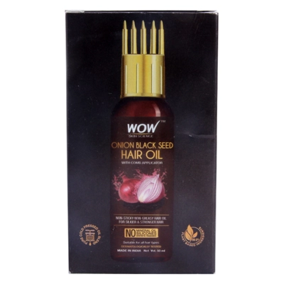 Wow Skin Science Onion Black Seed Hair Oil, 50 ml, Pack of 1