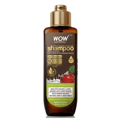 Wow Skin Science Apple Cider Vinegar Shampoo, 100 ml, Pack of 1