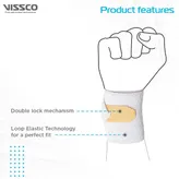 Vissco Double Lock Wrist Binder, 1 Count, Pack of 1