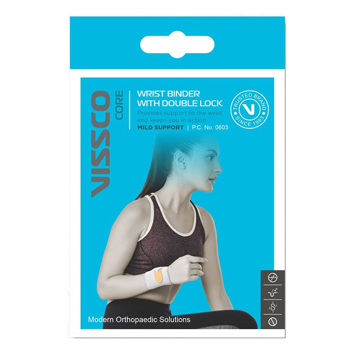 Vissco Double Lock Wrist Binder, 1 Count Price, Uses, Side Effects