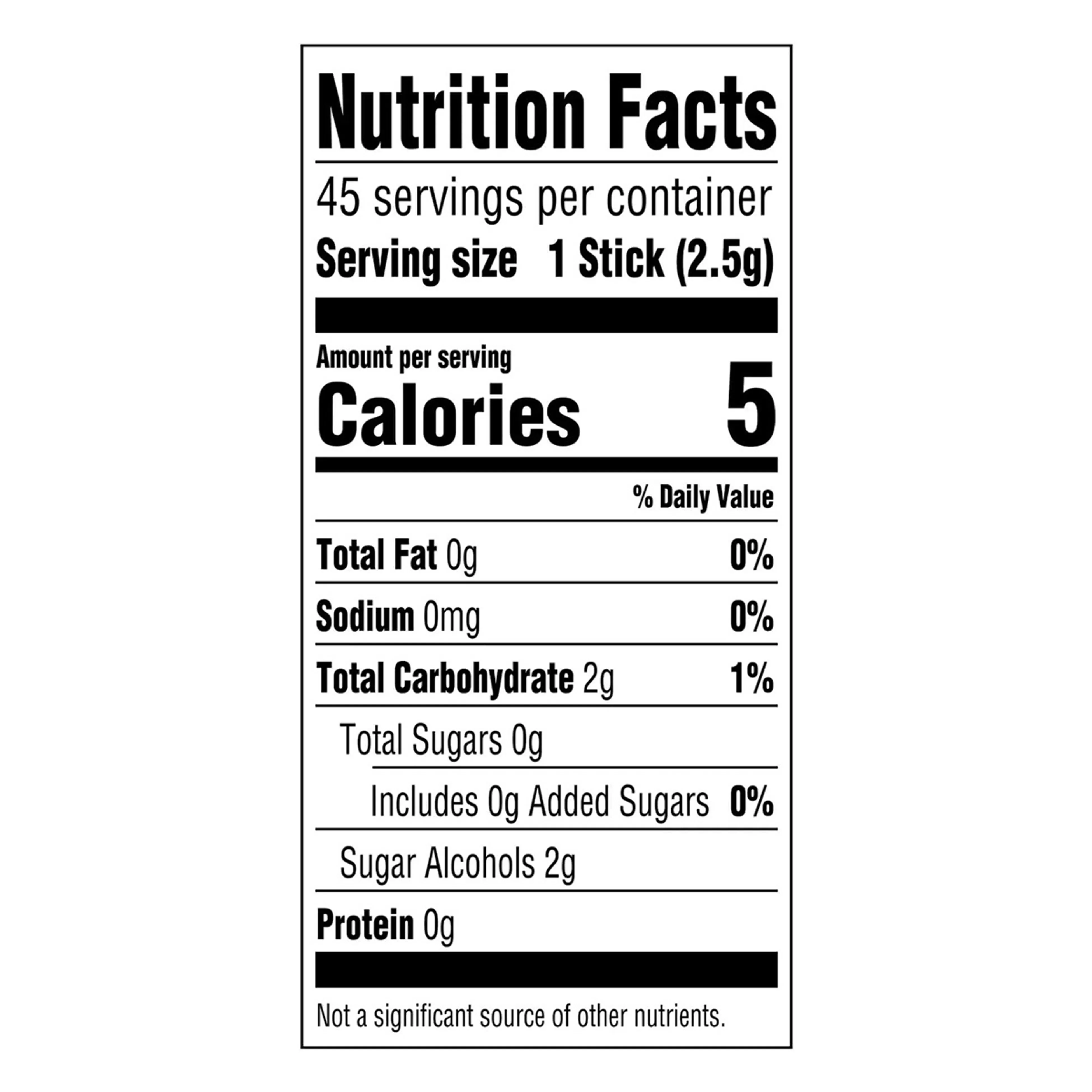 Wrigleys 5 Cobalt Sugarfree Gum, 15 Count, Pack of 1