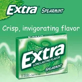 Wrigleys Extra Spearmint Sugarfree Gum, 15 Count, Pack of 1