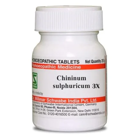 Dr.Willmar Schwabe Chininum Sulphuricum 3X Tablets, 20 gm