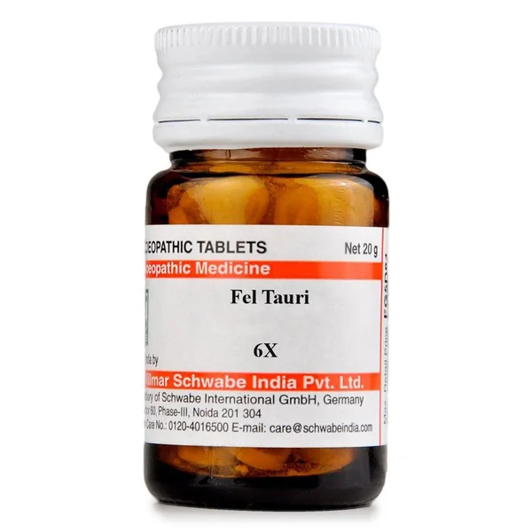 Dr.Willmar Schwabe Fel Tauri 6X Tablets, 20 gm