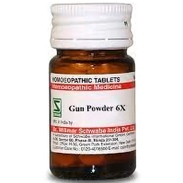 Dr.Willmar Schwabe Gun Powder 6X Tablets, 20 gm