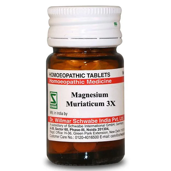 Dr.Willmar Schwabe Magnesium Muriaticum 3X Tablets, 20 gm