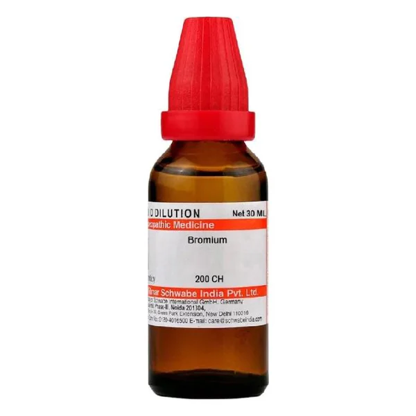 Dr.Willmar Schwabe Bromium 200 CH Dilution, 30 ml