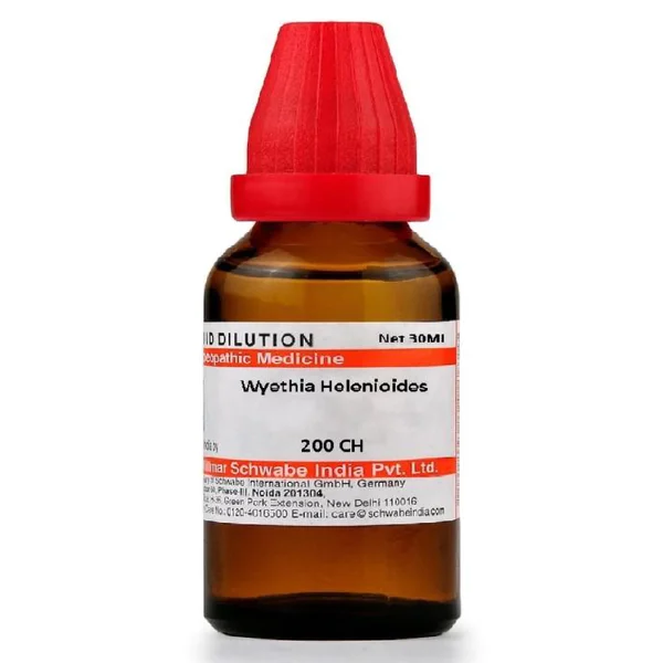 Dr.Willmar Schwabe Wyethia Helenioides 200 CH Dilution, 30 ml, Pack of 1