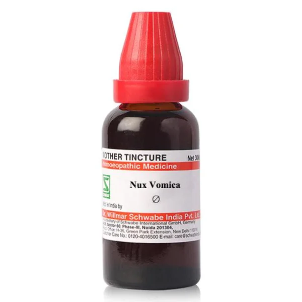 Dr.Willmar Schwabe Nux Vomica Q Mother Tincture, 30 ml