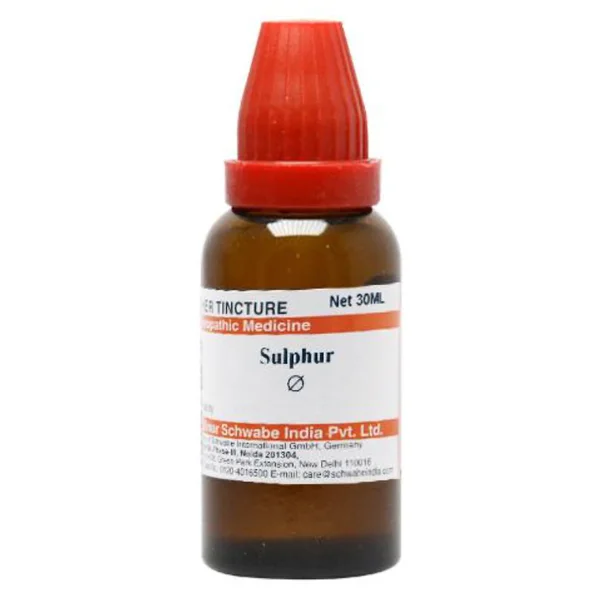 Dr.Willmar Schwabe Sulphur Q Mother Tincture, 30 ml
