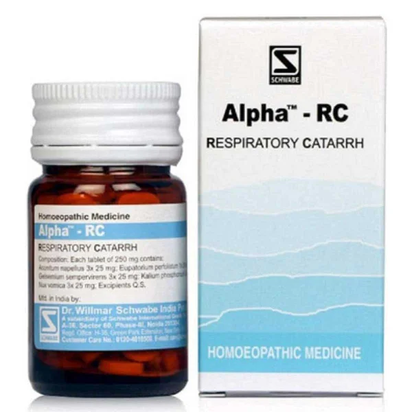 Dr.Willmar Schwabe Alpha-RC Tablets, 20 gm