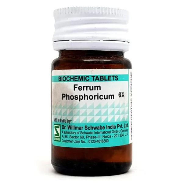 Dr.Willmar Schwabe Ferrum Phosphoricum Biochemic 6X Tablets, 20 gm