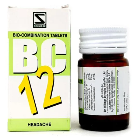 Dr.Willmar Schwabe Bio-Combination 12 (BC) Tablets, 20 gm