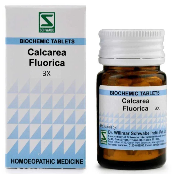 Dr.Willmar Schwabe Calcarea Fluorica Biochemic 3X Tablets, 20 gm