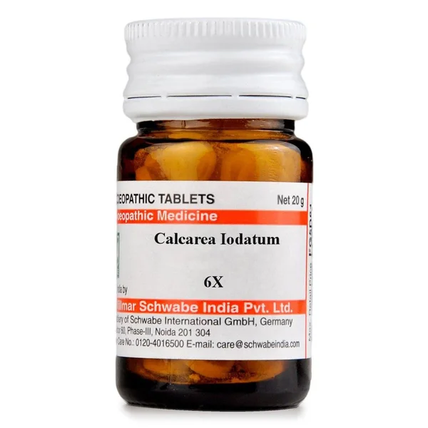 Dr.Willmar Schwabe Calcarea Iodatum 6X Tablets, 20 gm