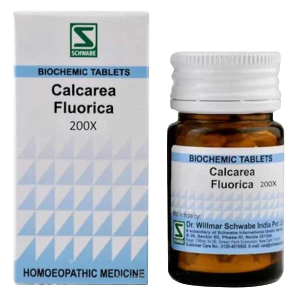 Dr.Willmar Schwabe Calcarea Fluorica Biochemic 200X Tablets, 20 gm