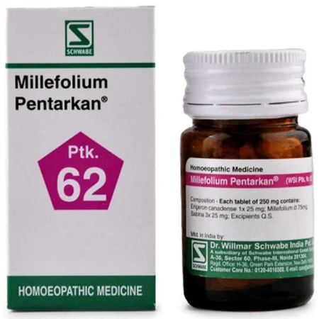 Dr.Willmar Schwabe Millefolium Pentarkan Ptk.62 Tablets, 20 gm