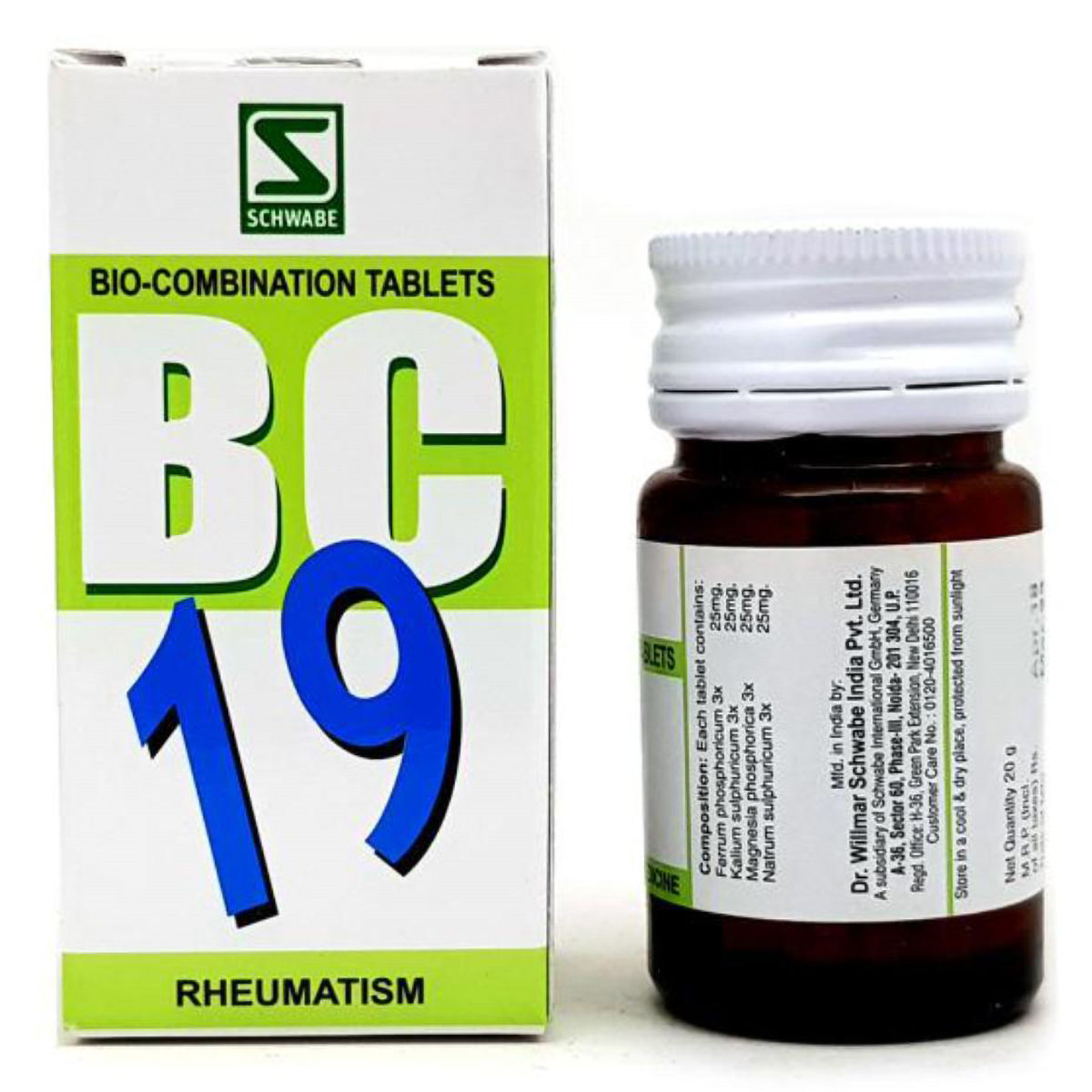 Dr.Willmar Schwabe Bio-Combination 19 (BC) Tablets, 20 Gm | Uses ...