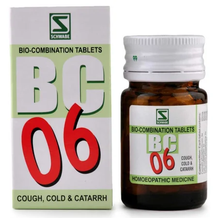 Dr.Willmar Schwabe Bio-Combination 06 (BC) Tablets, 20 gm
