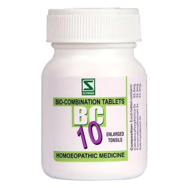 Dr.Willmar Schwabe Bio-Combination 10 (BC) Tablets, 20 gm