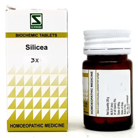 Dr.Willmar Schwabe Silicea Biochemic 3X Tablets, 20 gm