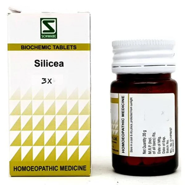 Dr.Willmar Schwabe Silicea Biochemic 3X Tablets, 20 gm