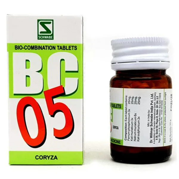 Dr.Willmar Schwabe Bio-Combination 05 (BC) Tablets, 20 gm