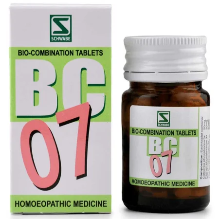 Dr.Willmar Schwabe Bio-Combination 07 (BC) Tablets, 20 gm