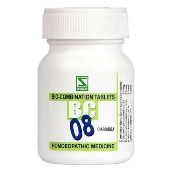 Dr.Willmar Schwabe Bio-Combination 08 (BC) Tablets, 20 gm