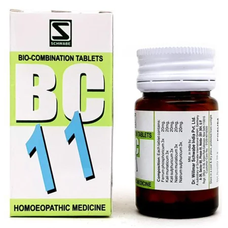 Dr.Willmar Schwabe Bio-Combination 11 (BC) Tablets, 20 gm