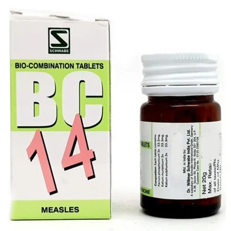 Dr.Willmar Schwabe Bio-Combination 14 (BC) Tablets, 20 gm