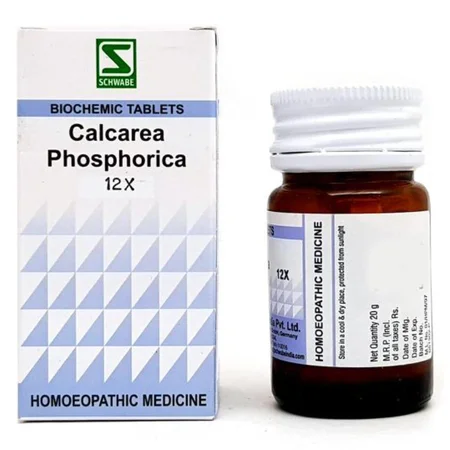 Dr.Willmar Schwabe Calcarea Phosphorica Biochemic 12X Tablets, 20 gm