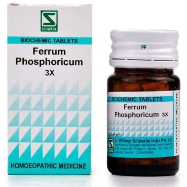 Dr.Willmar Schwabe Ferrum Phosphoricum Biochemic 3X Tablets, 20 gm