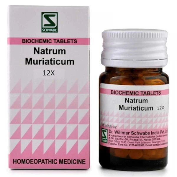 Dr.Willmar Schwabe Natrum Muriaticum Biochemic 12X Tablets, 20 gm