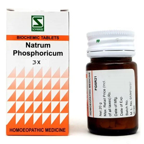 Dr.Willmar Schwabe Natrum Phosphoricum Biochemic 3X Tablets, 20 gm