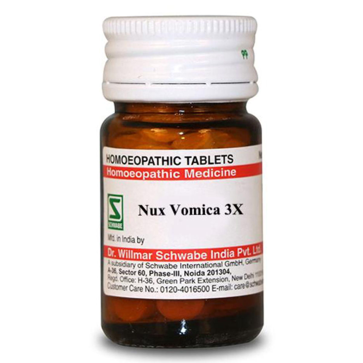 Dr Willmar Schwabe Nux Vomica X Tablets Gm Uses Benefits Price