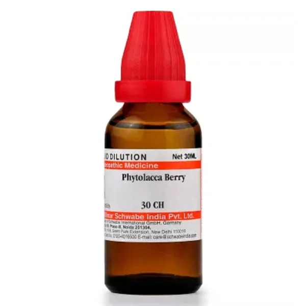 Dr.Willmar Schwabe Phytolacca Berry 30 CH Dilution, 30 ml