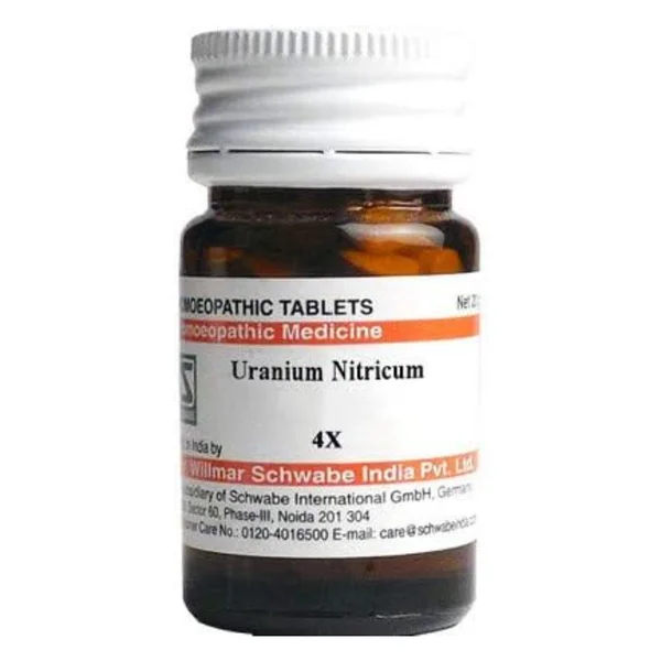 Dr.Willmar Schwabe Uranium Nitricum 4X Tablets, 20 gm