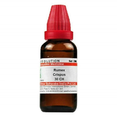 Dr.Willmar Schwabe Rumex Crispus 30 CH Dilution, 30 ml, Pack of 1