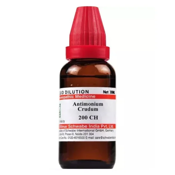 Dr.Willmar Schwabe Antimonium Crudum 200 CH Dilution, 30 ml