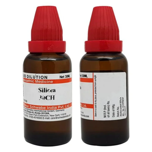 Dr.Willmar Schwabe Silicea 30 CH Dilution, 30 ml